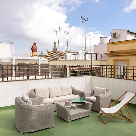 Appartamento Champion Duplex Terrace And Garage Old Town 6 Pax Siviglia Esterno foto